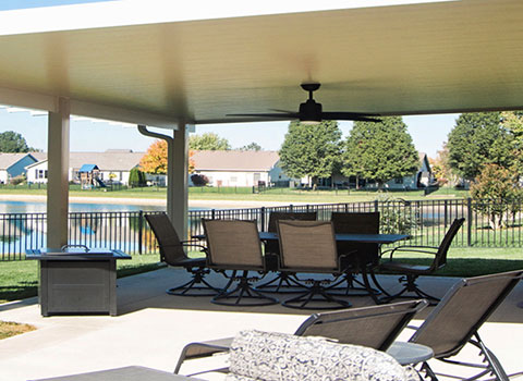 Image of a covered patio